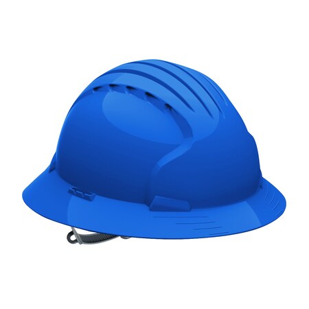 Pip Full Brim Hard Hat with HDPE Shell, 6-Point Polyester Suspension and Slip Ratchet Adjustment, OS, 280-EV6141-50